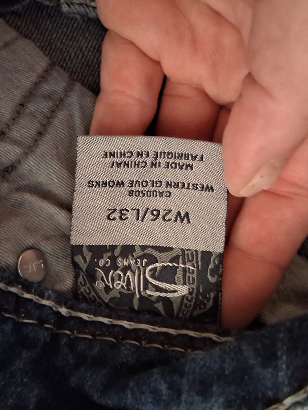 Silver Jeans Women's Dark Blue Bootcut with Fading - Picture 5 of 5